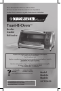 User manual Black & Decker TO1491S (English - 11 pages)