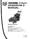 Simplicity Walk-behind Model W Walking Garden Tractor Owner Parts Manual 