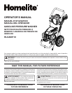 Homelite pbc 3600 manual