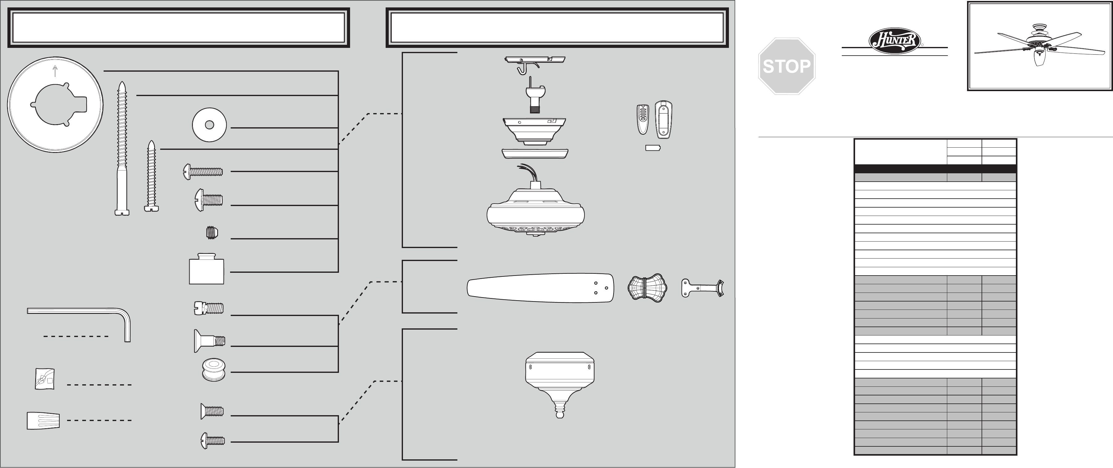 Hunter Fan Fan 28488 User Guide | ManualsOnline.com