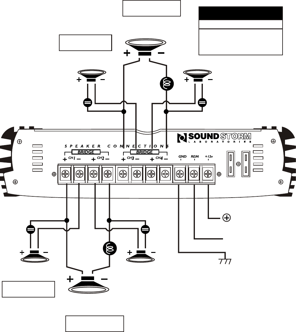 Page 11 of Sound Storm Laboratories Stereo Amplifier Amplifiers User