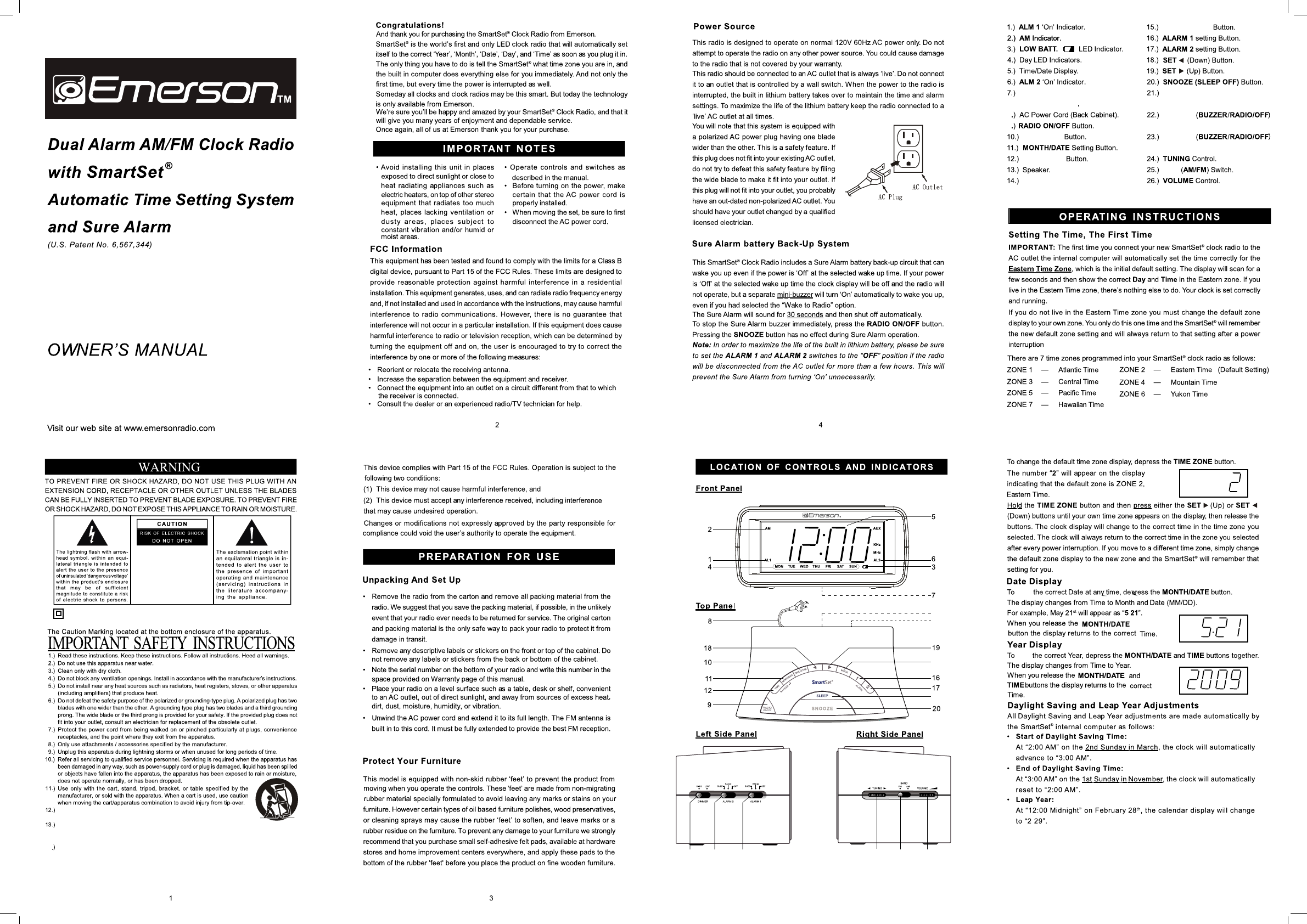 emerson smart set cks1507 manual