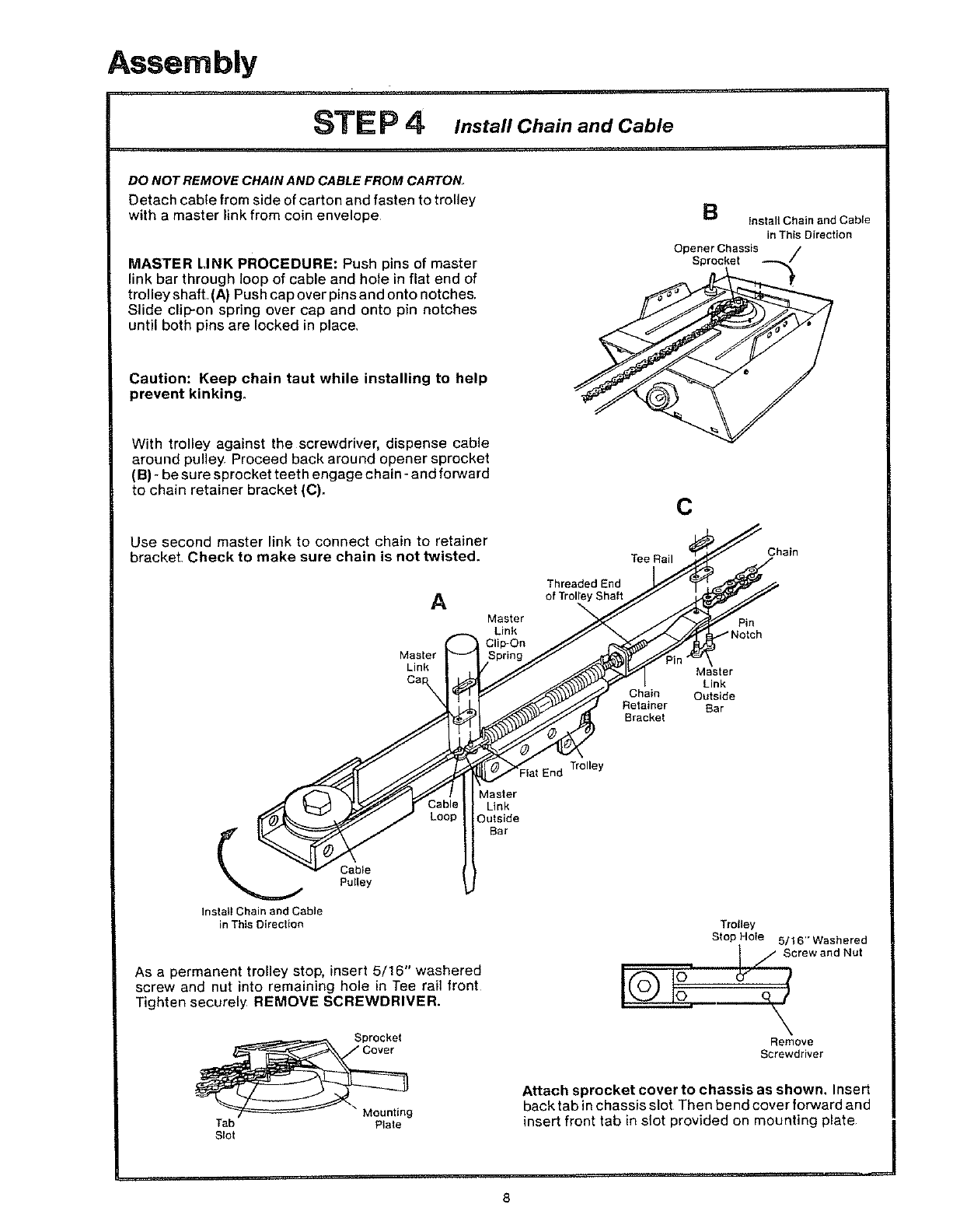 Page 8 Of Craftsman Garage Door Opener 139 53403 User Guide Manualsonline Com