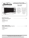 Best Buy: Sunbeam 0.7 Cu. Ft. Microwave Stainless-steel SMW777