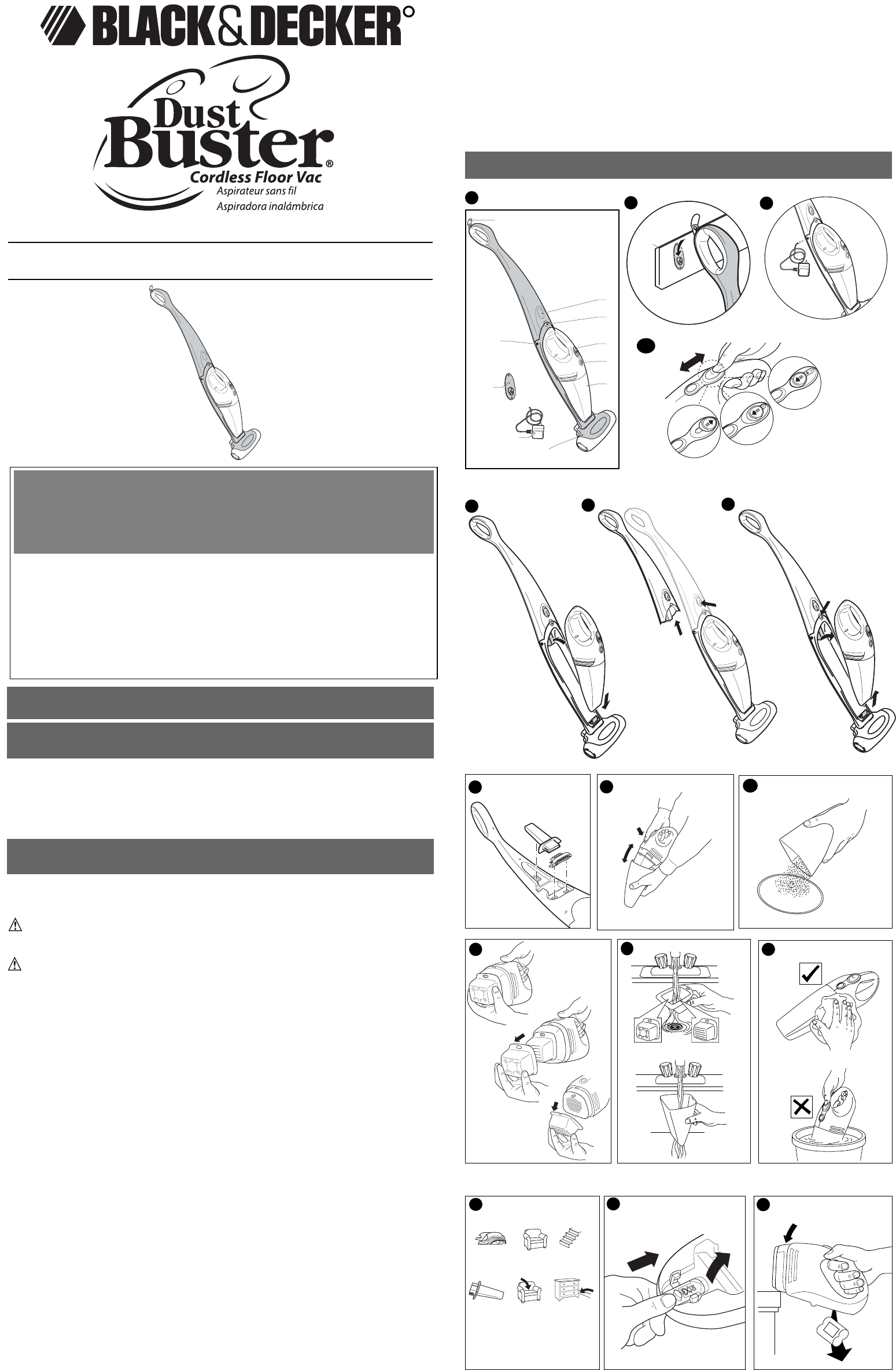 Black Decker Vacuum Cleaner CFV9600 User Guide ManualsOnline