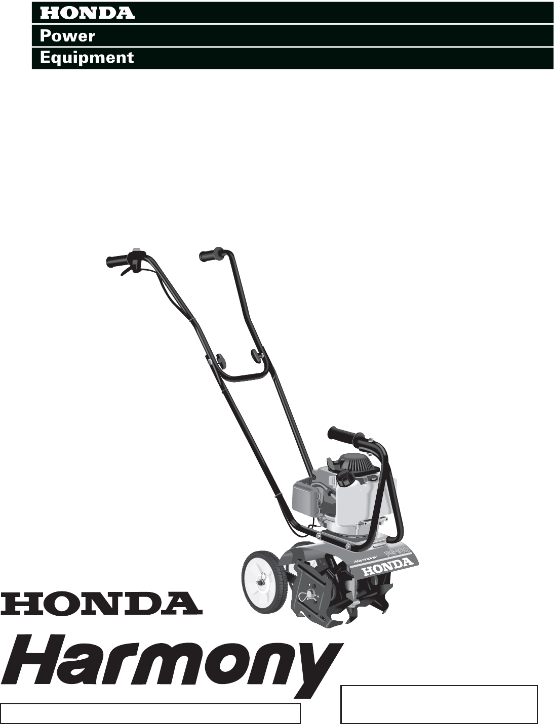 Honda rototiller fg100 manual #6