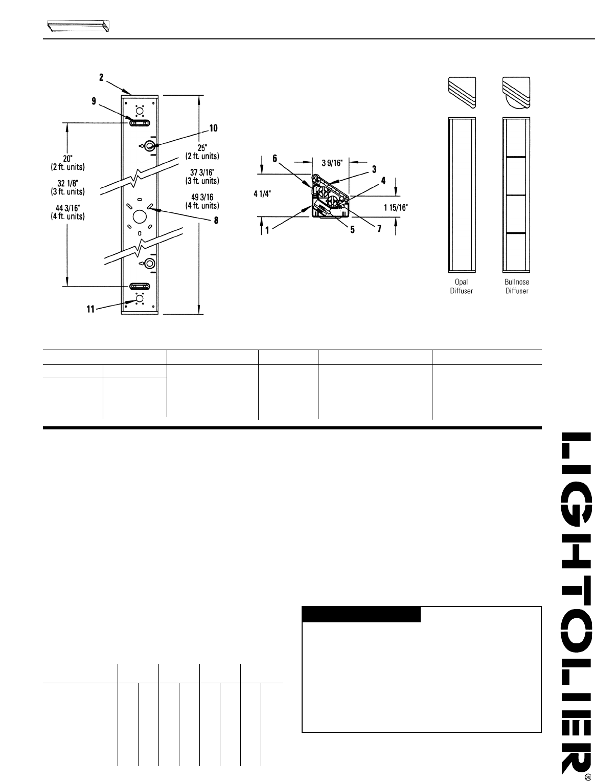 Lightolier Indoor Furnishings 46531 User Guide | ManualsOnline.com