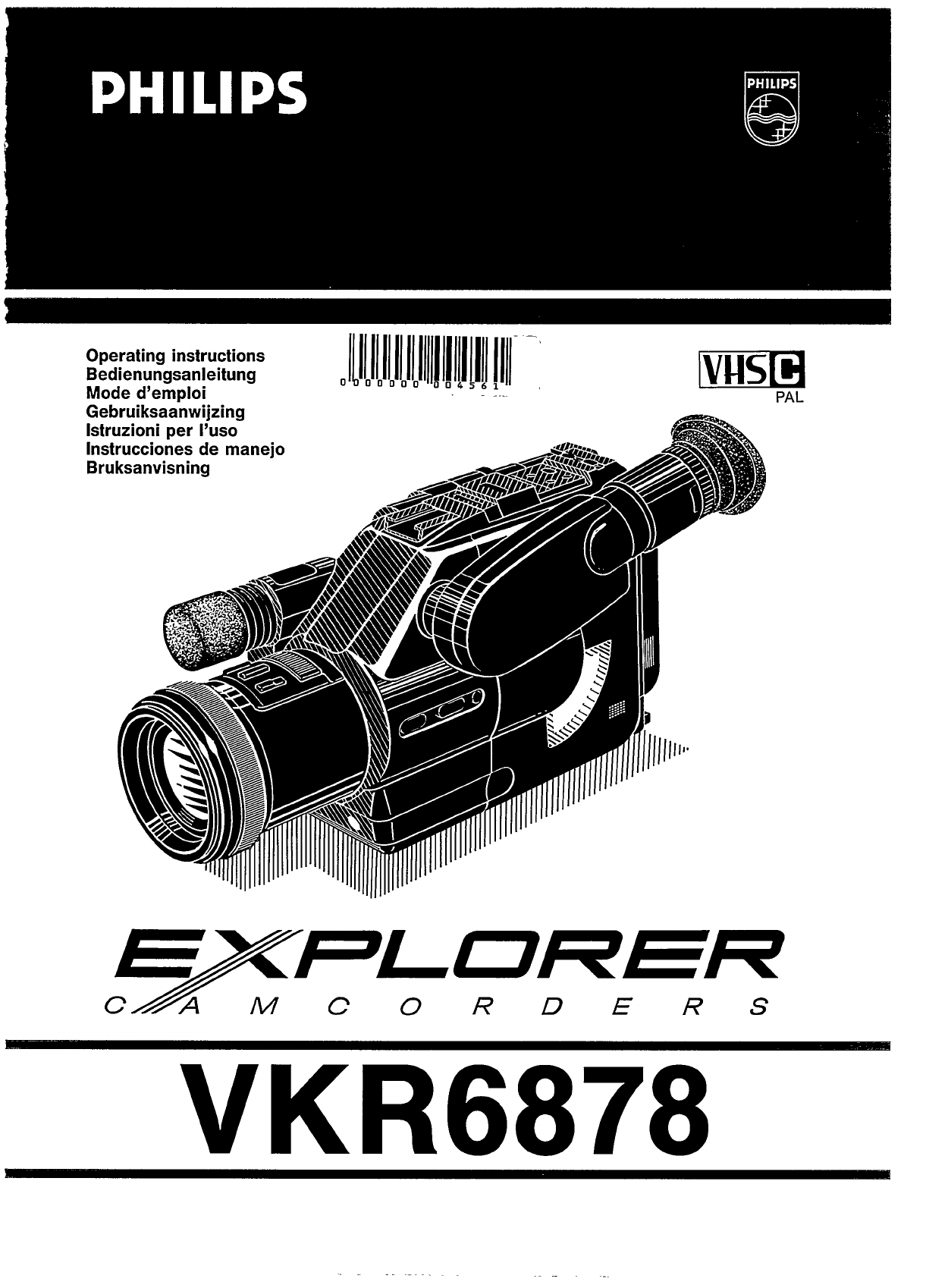Willing embarrassed Whose Philips Camcorder VKR 6878 User Guide | ManualsOnline.com