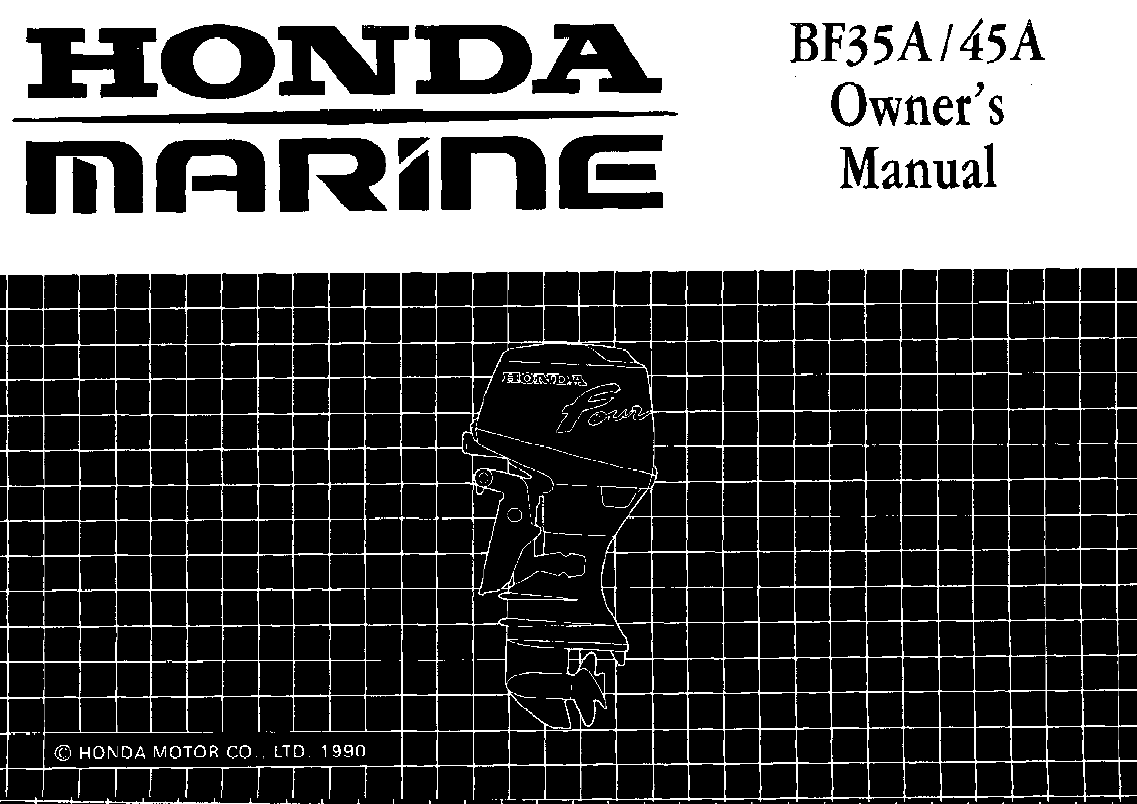 Honda boat motor owners manual #6