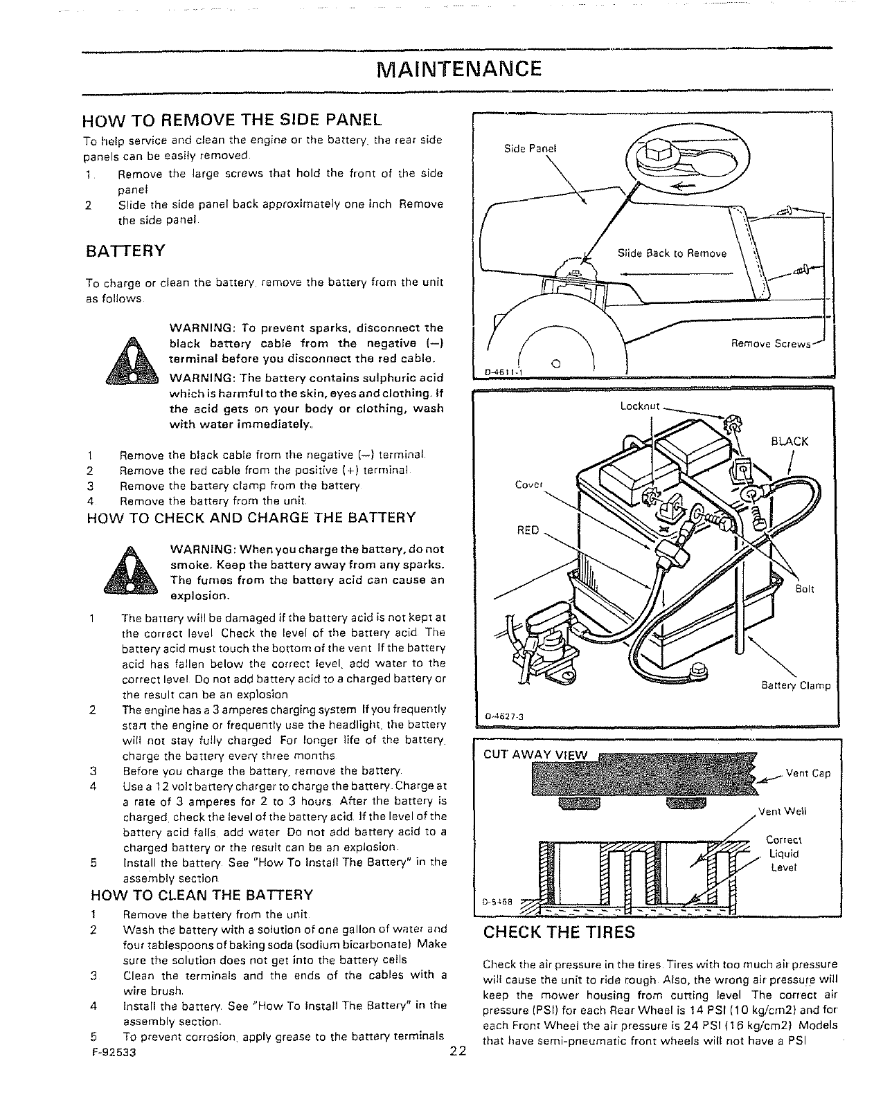 Page 22 of Sears Lawn Mower 502.25502 User Guide | ManualsOnline.com