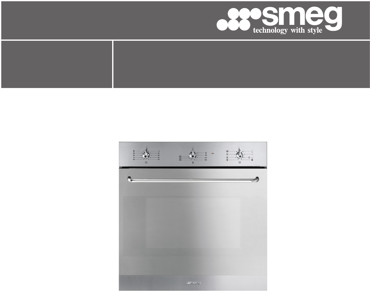 Smeg Sa561x 9 Convection Oven User Manual