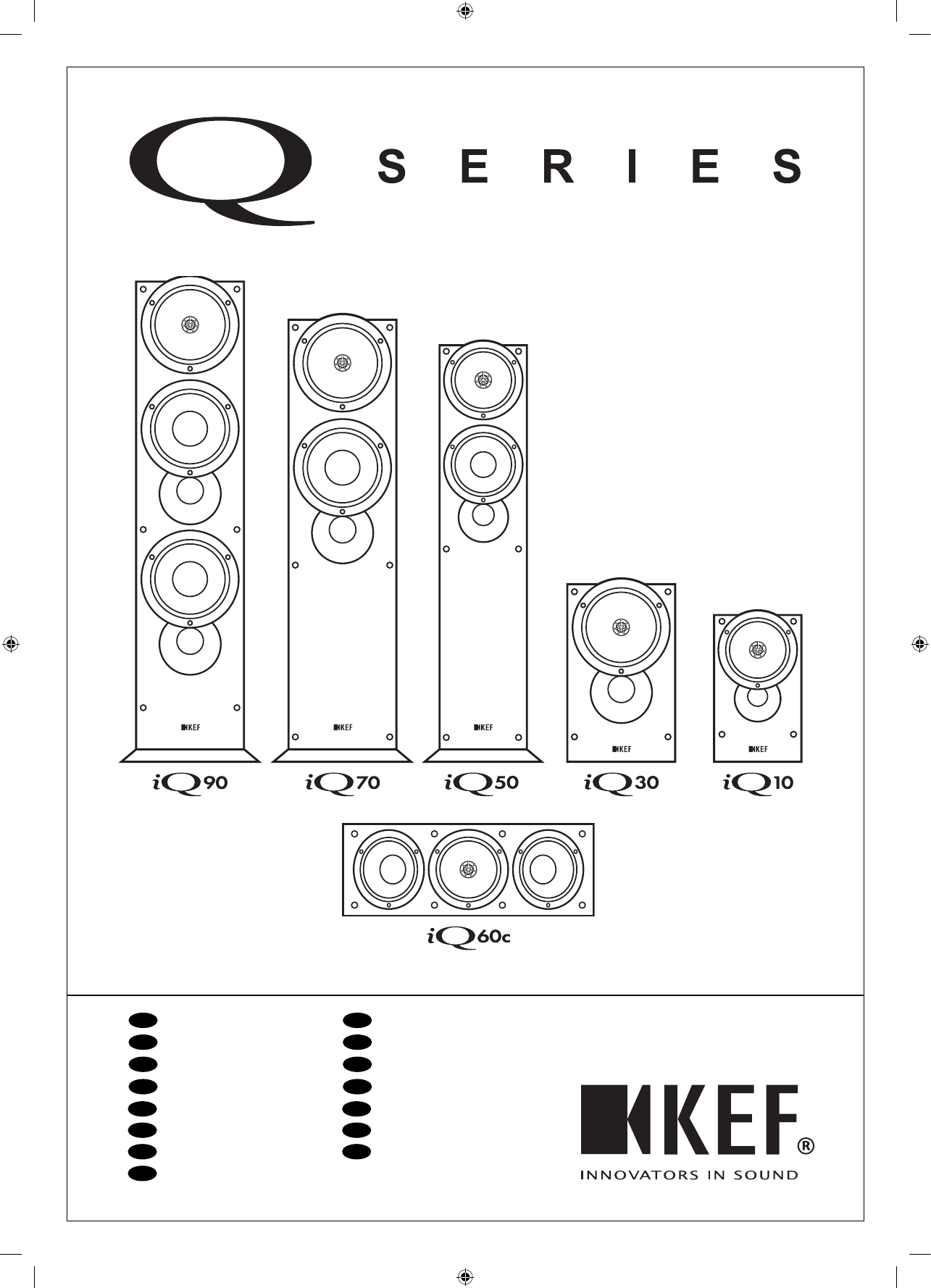 Kef Audio Speaker System Iq90 User Guide Manualsonline Com