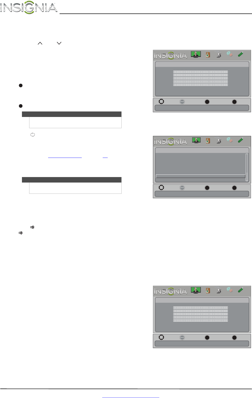 Page 26 of Insignia Flat Panel Television NS-24L120A13 User Guide