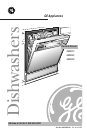Manual for dishwasher ge