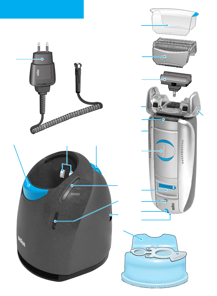 Page 3 of Braun Electric Shaver 8595 User Guide | ManualsOnline.com