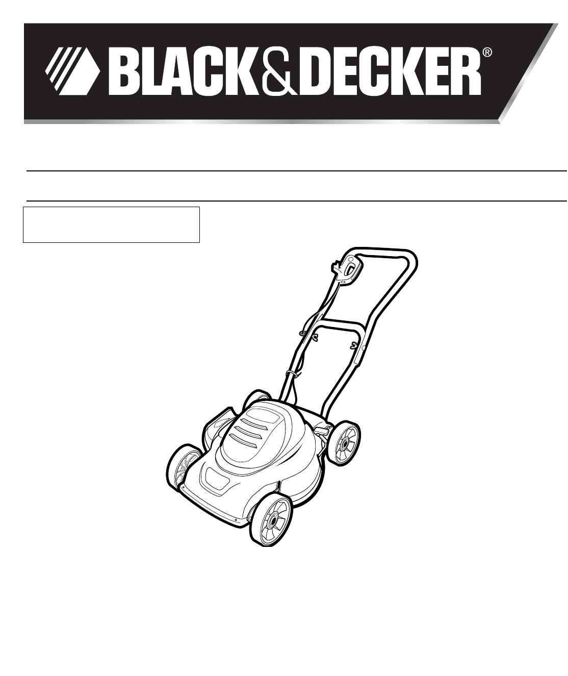 Black & Decker 6.5-amp 18 Electric Mower Model LM175 