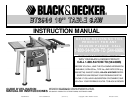 BLACK & DECKER SAW MANUAL Pdf Download