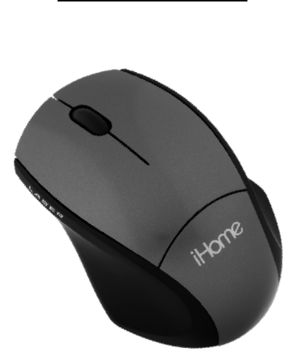 iHome Mouse IH-M174ZW User Guide | ManualsOnline.com
