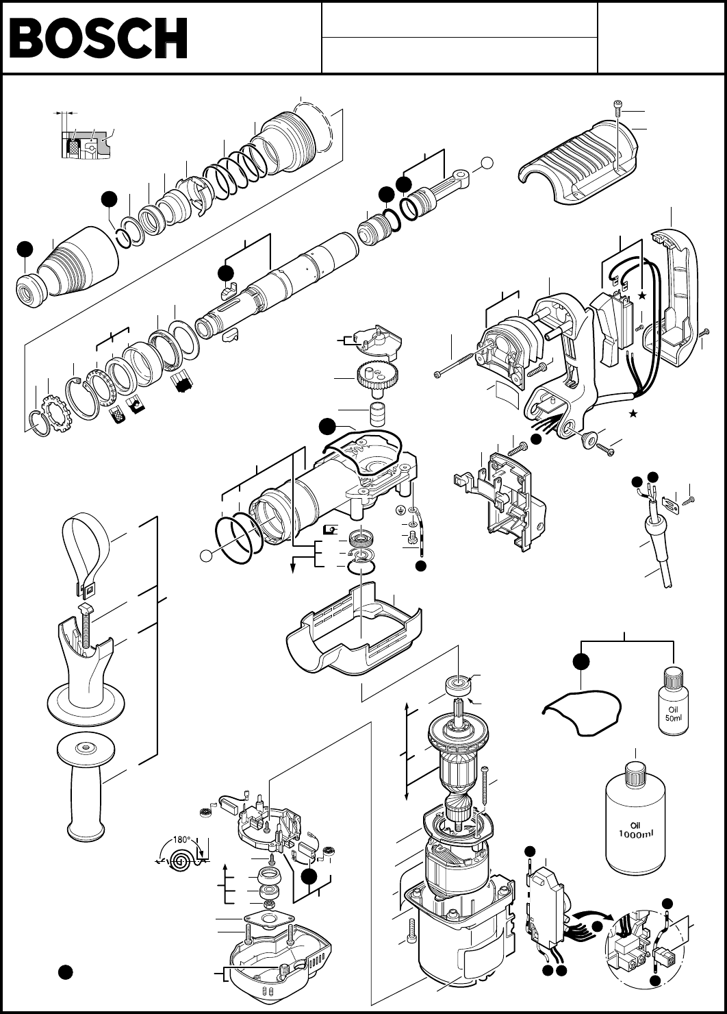 Bosch Power Tools Power Hammer 611318739 User Guide