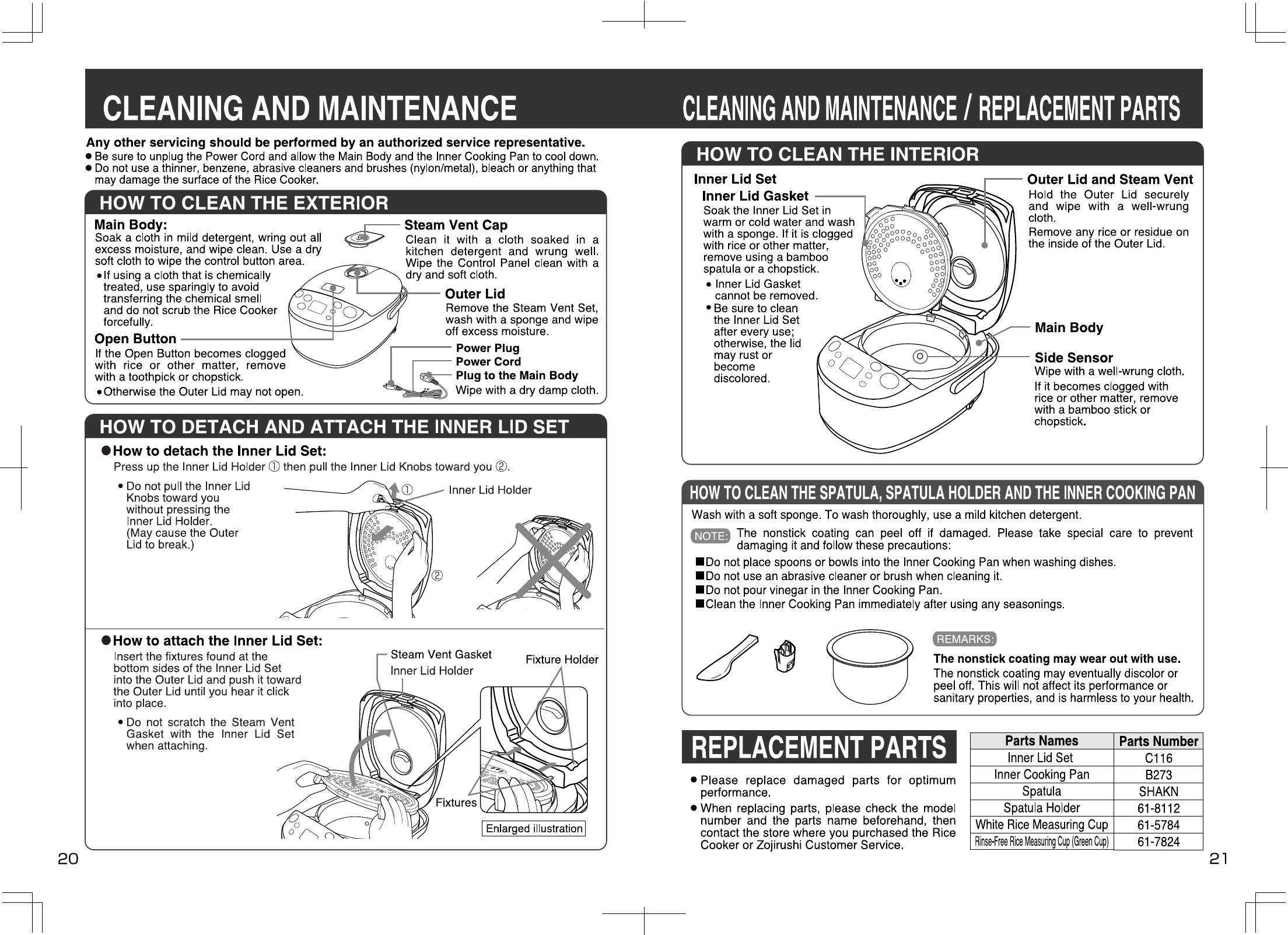 Page 11 Of Zojirushi Rice Cooker Np Gbc05 User Guide Manualsonline Com