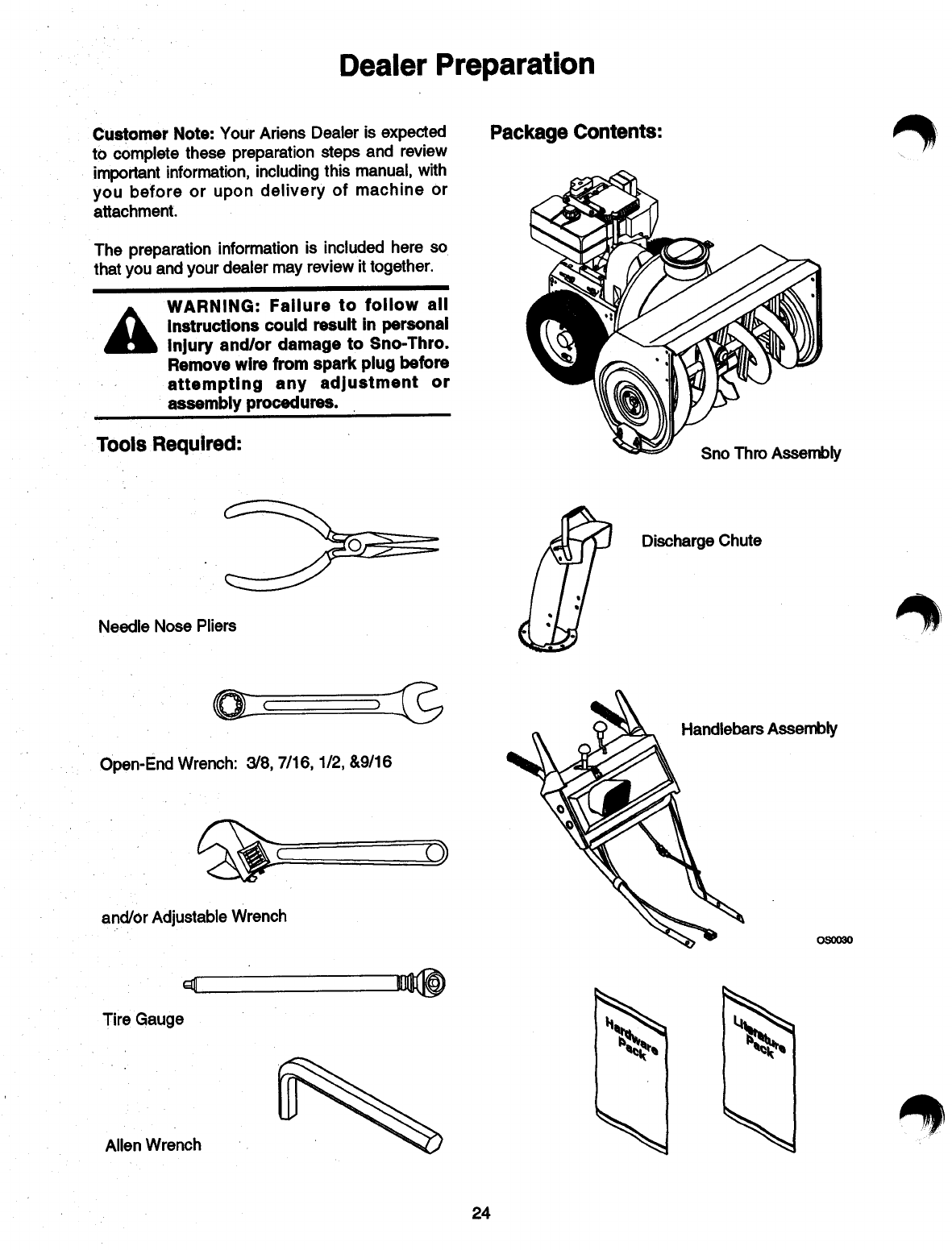 Page 26 of Ariens Snow Blower 084-ST1032 User Guide | ManualsOnline.com