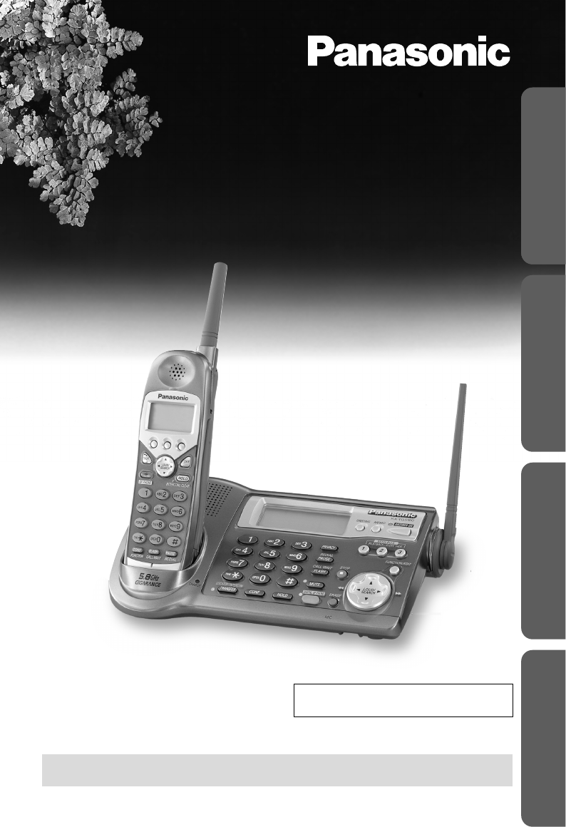 Panasonic Telephone KXTG5100M User Guide