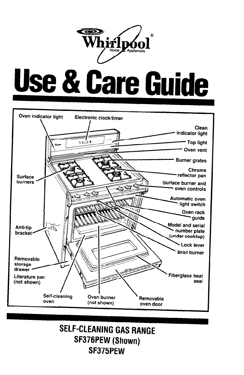 Whirlpool Electric Range Manual