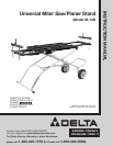 22-67 22-661 Delta Planer Instruction Manual 22-660