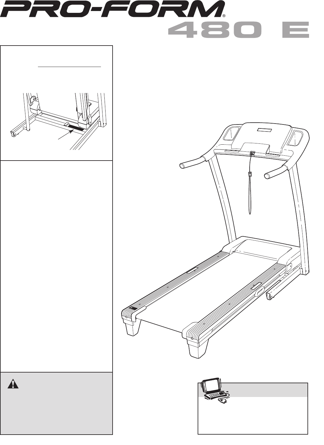 Proform crosswalk 480 treadmill manual new arrivals