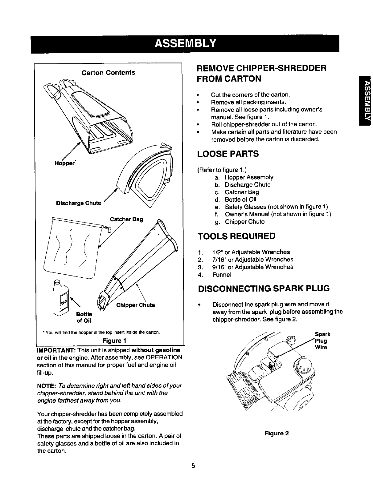Craftsman  Chipper Shredder  Manual Model # 247.775870