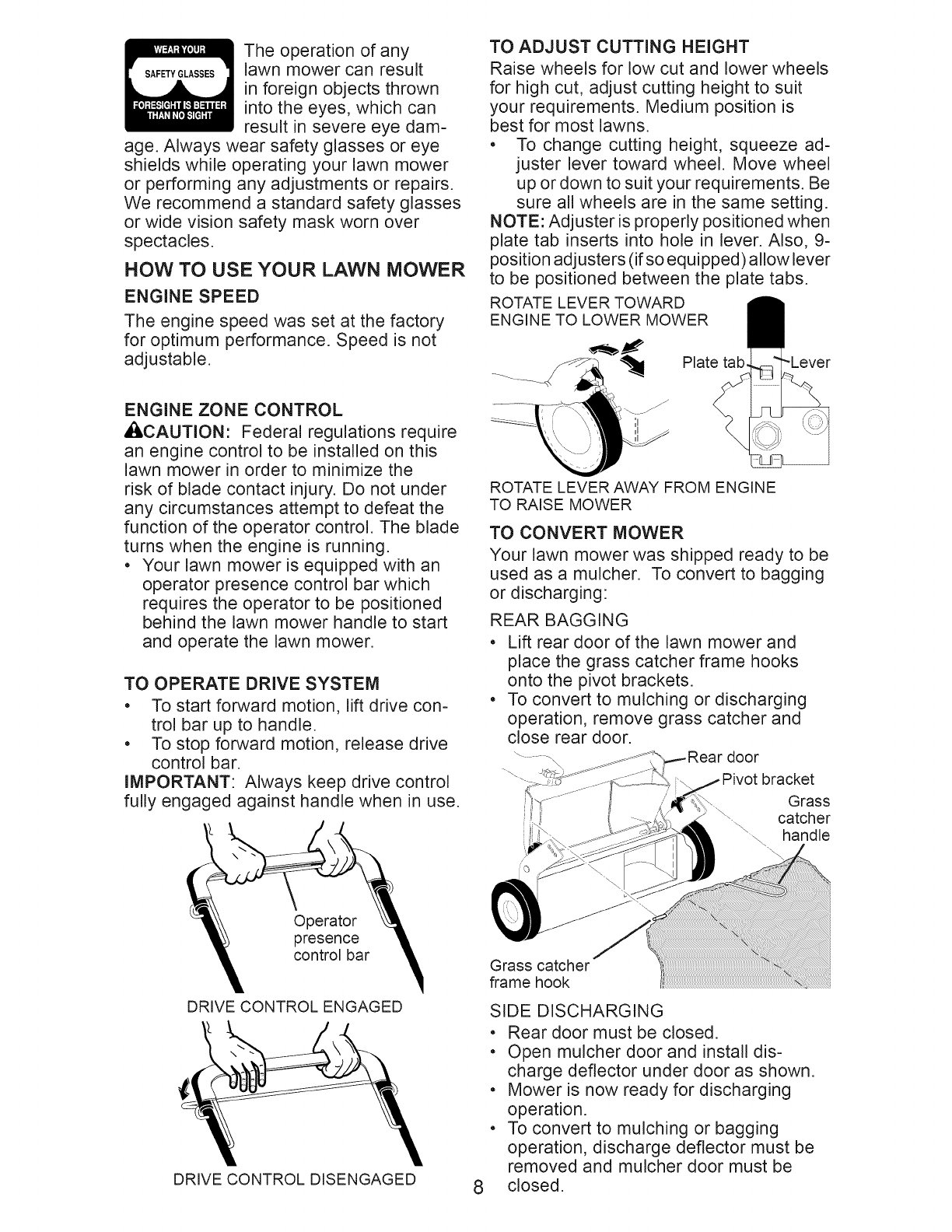 Page 8 of Craftsman Lawn Mower 917.370610 User Guide | ManualsOnline.com
