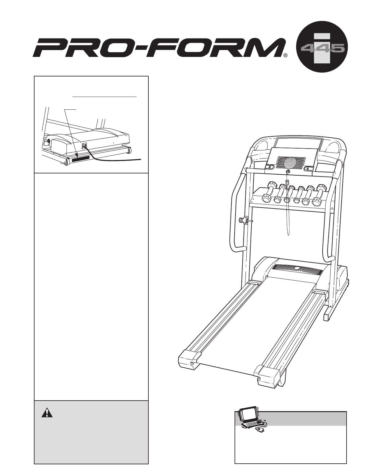 Proform 445i treadmill outlet price