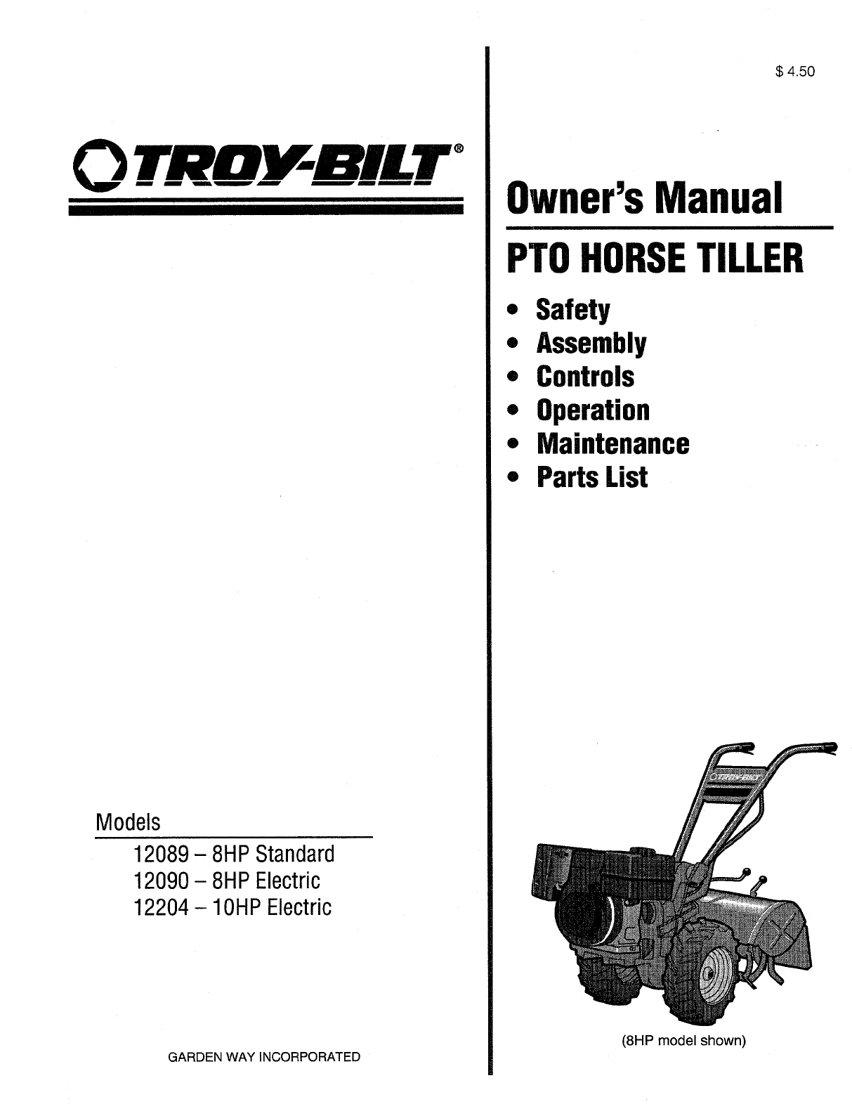A95fa08 Troy Bilt Owner Manual Tiller Wiring Library