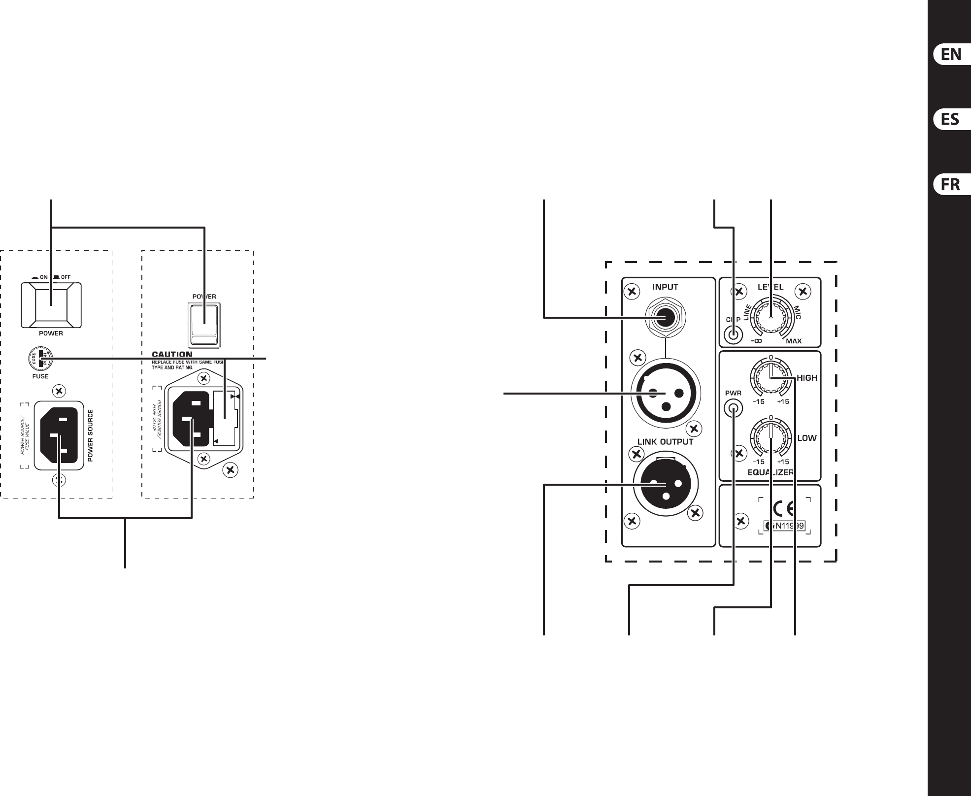 Схема behringer b112d