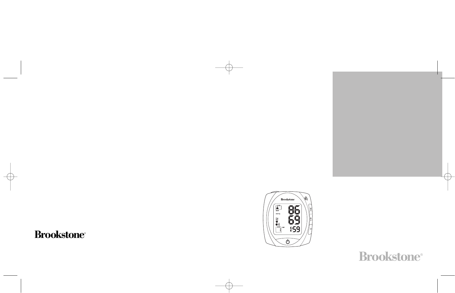 Brookstone Blood Pressure Monitor 516328 User Guide