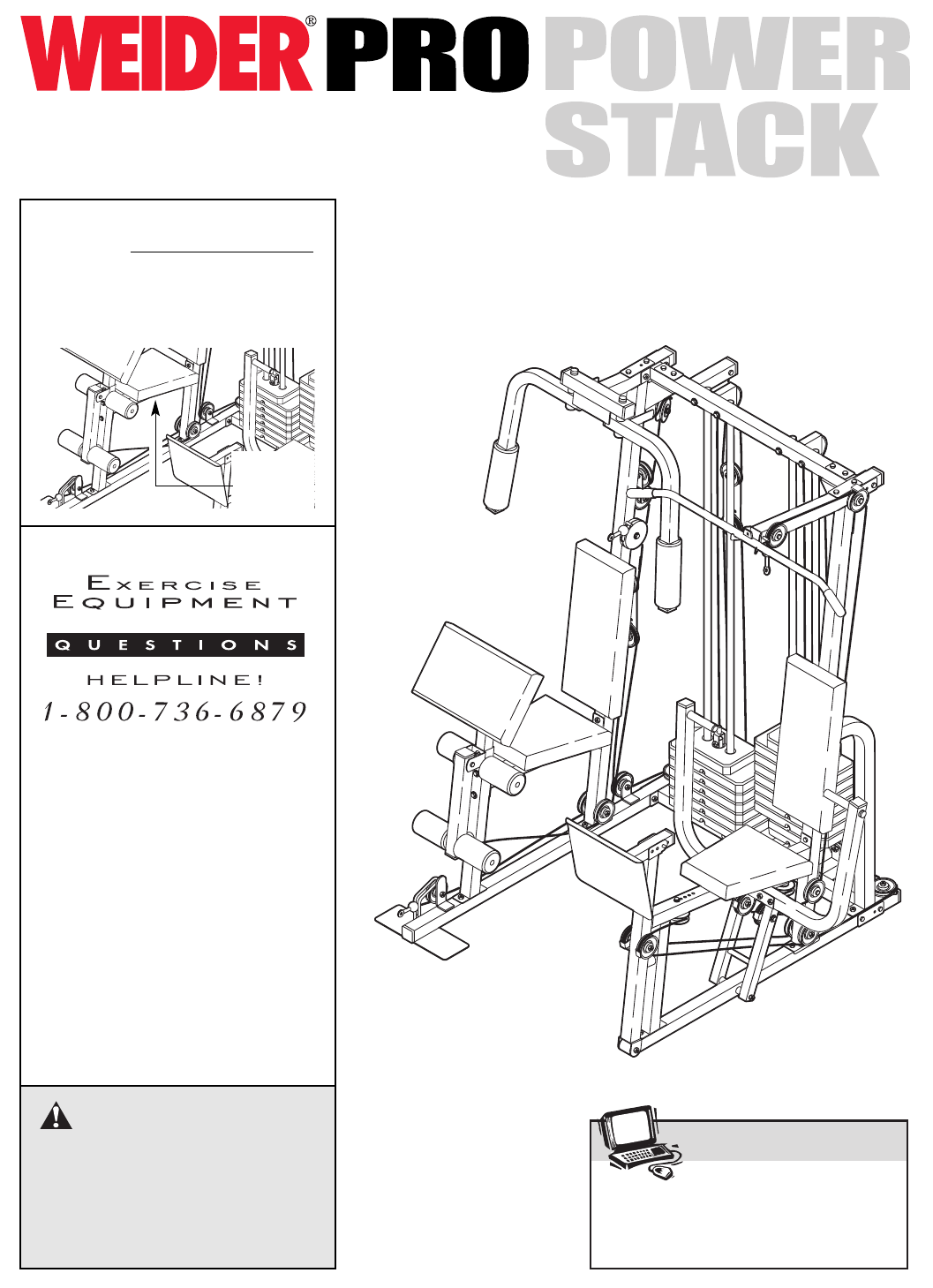 Weider Pro Power Stack 550 Exercise Chart