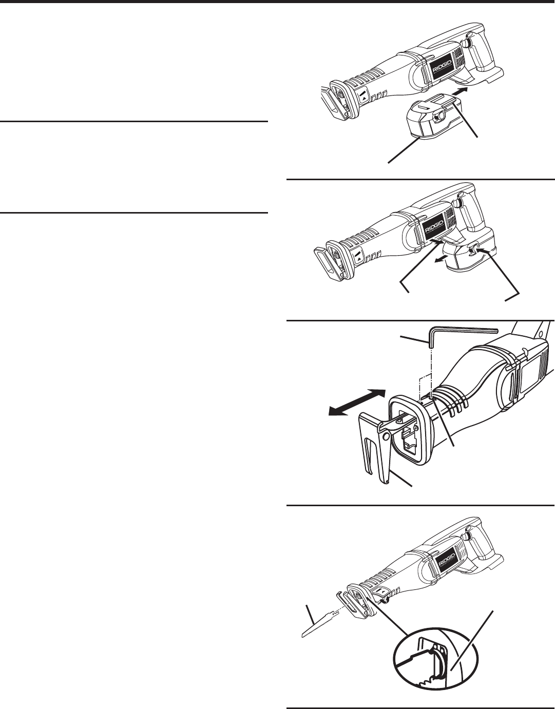 Page 12 of RIDGID Cordless Saw R8442 User Guide ManualsOnline