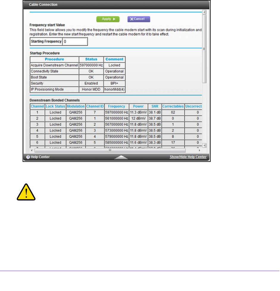 Page 22 Of Netgear Modem Cm500 User Guide Manualsonline Com