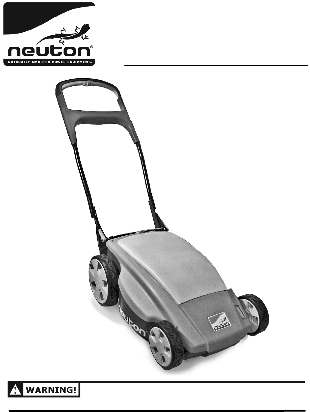 Neuton Lawn Mower CE 6.2 User Guide