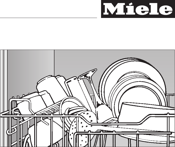 Miele Dishwasher Dishwashers User Guide | ManualsOnline.com