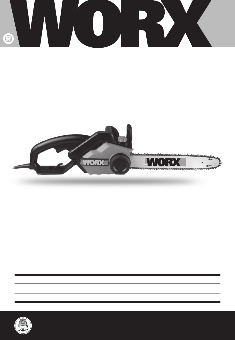 WORX Tools Chainsaw WG303.1 User Guide ManualsOnline