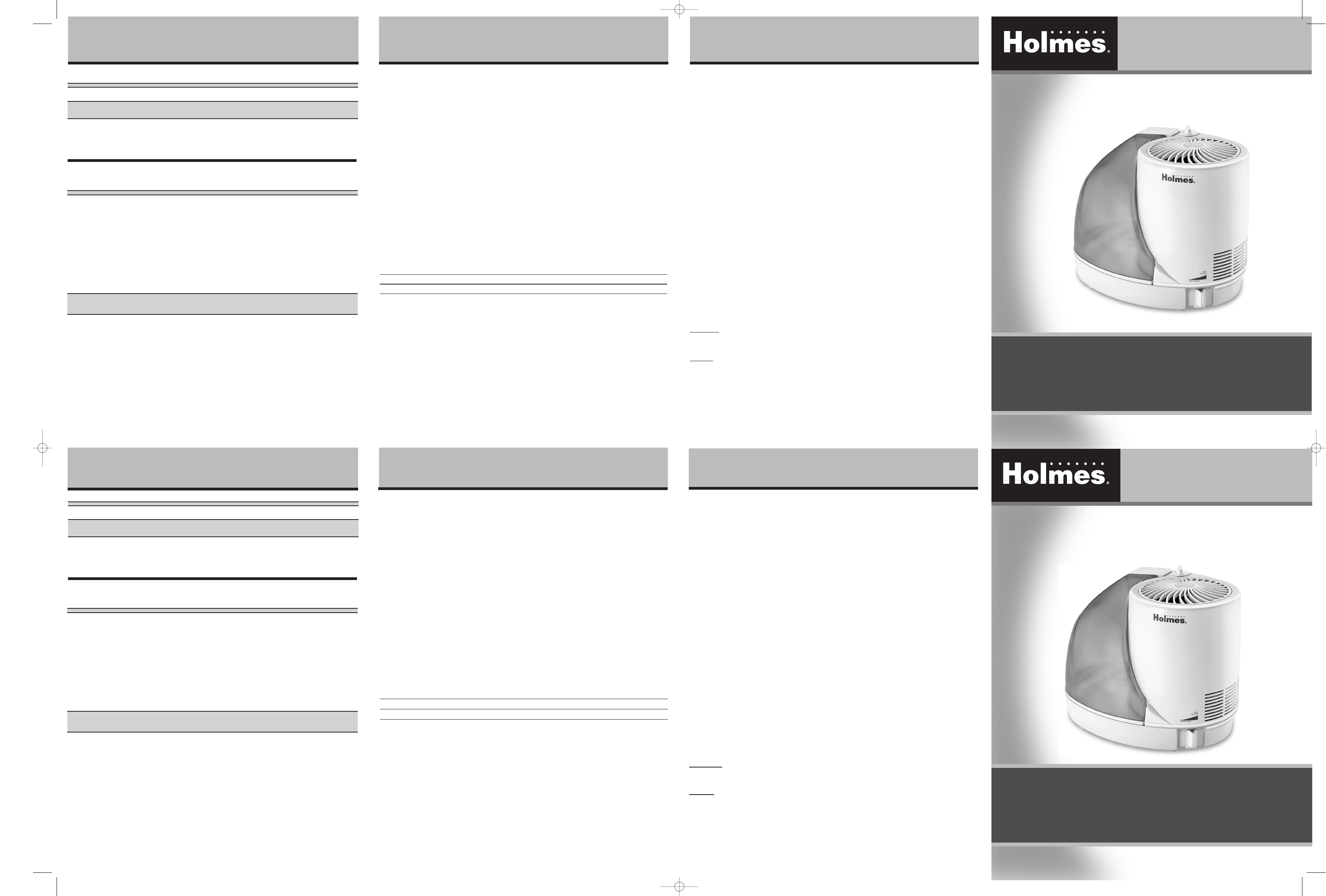 Holmes Humidifier HM1760 User Guide | ManualsOnline.com