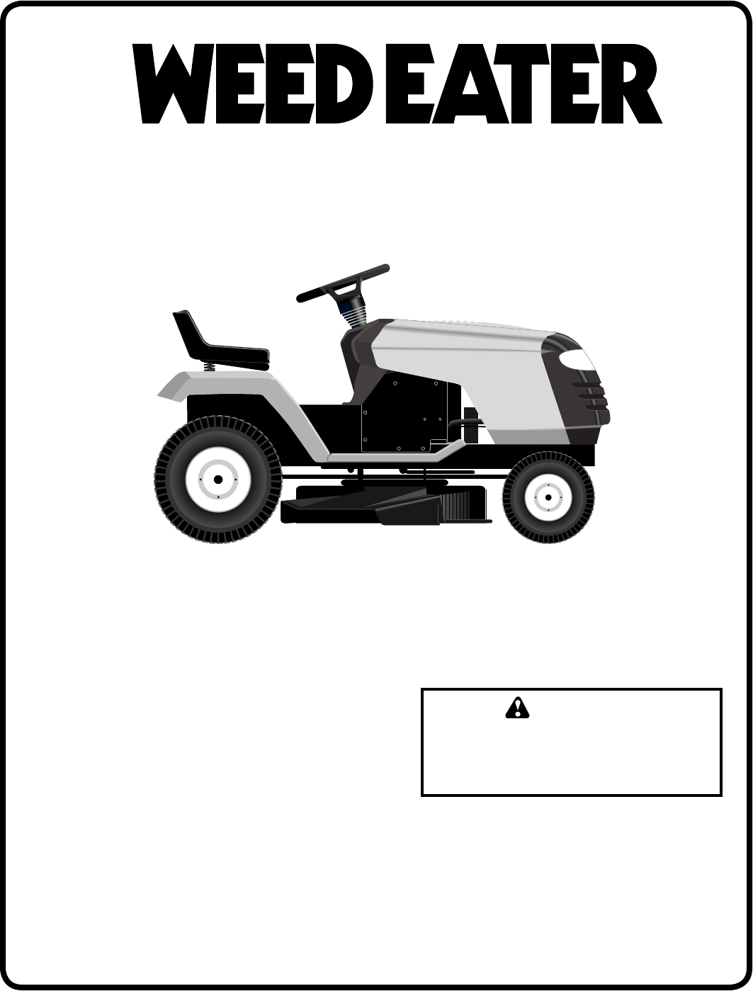 Weed Eater Lawn Mower 96016000100 User Guide | ManualsOnline.com

