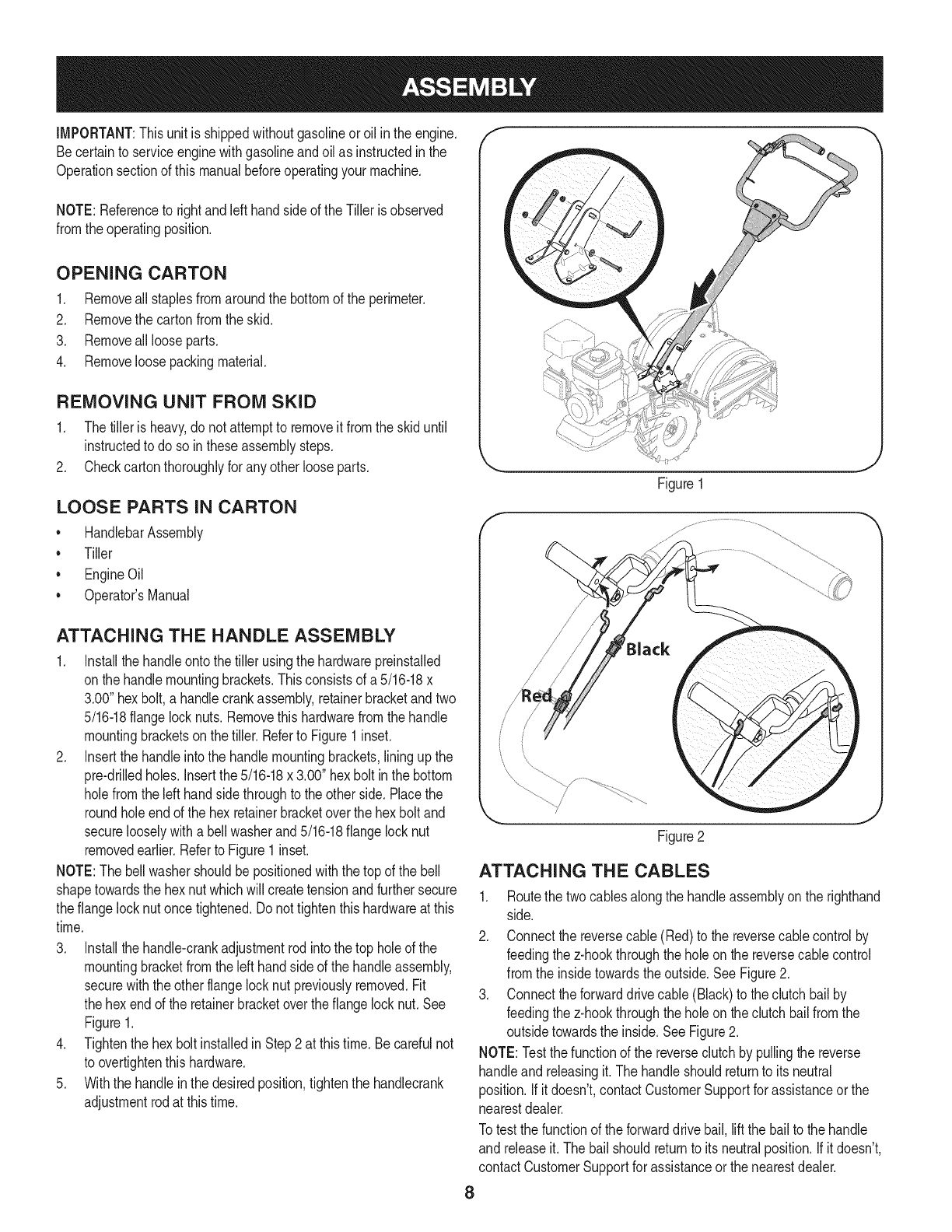 Page 8 of Craftsman Tiller 247.29931 User Guide | ManualsOnline.com