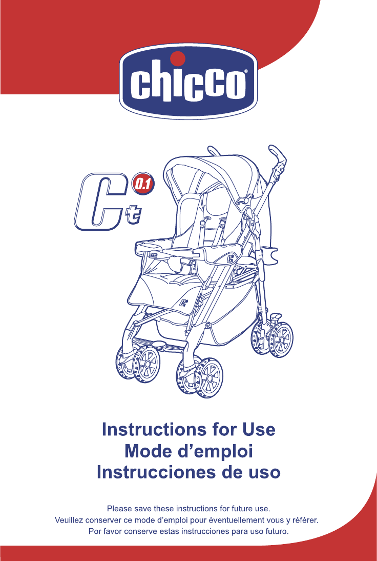 chicco stroller instructions