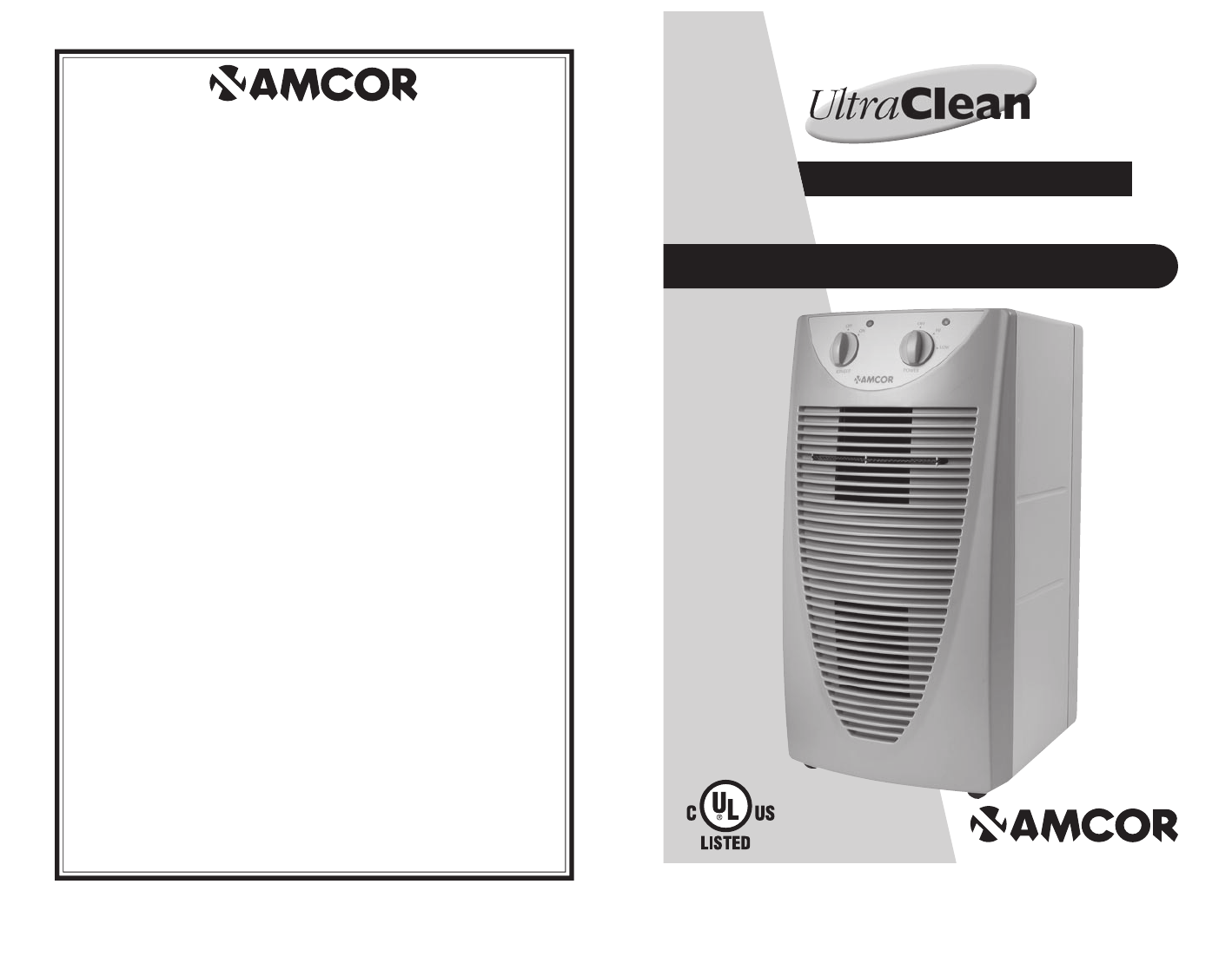 الكاحل نجيل مخاط  Amcor Air Cleaner AM-80 User Guide | ManualsOnline.com