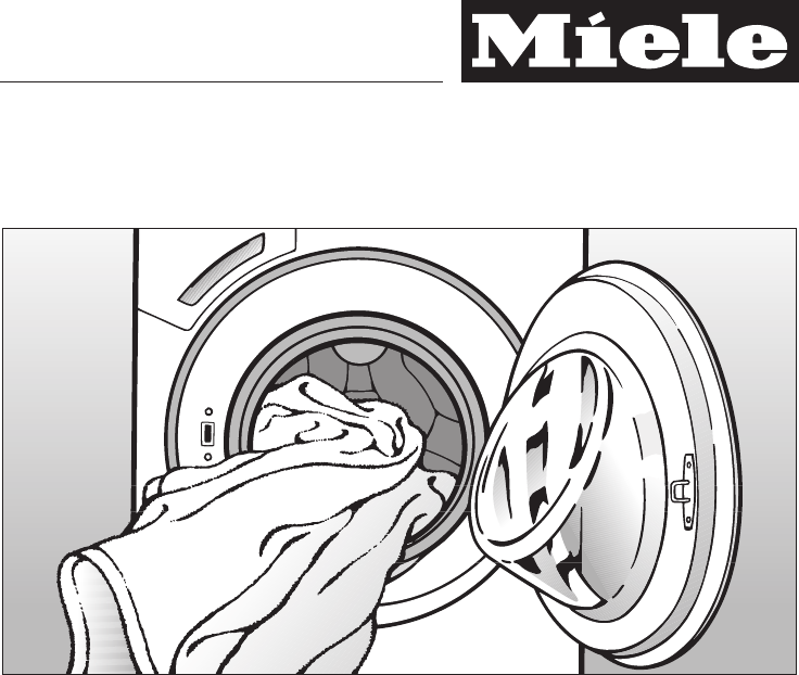 Miele Washer W 1623 User Guide | ManualsOnline.com