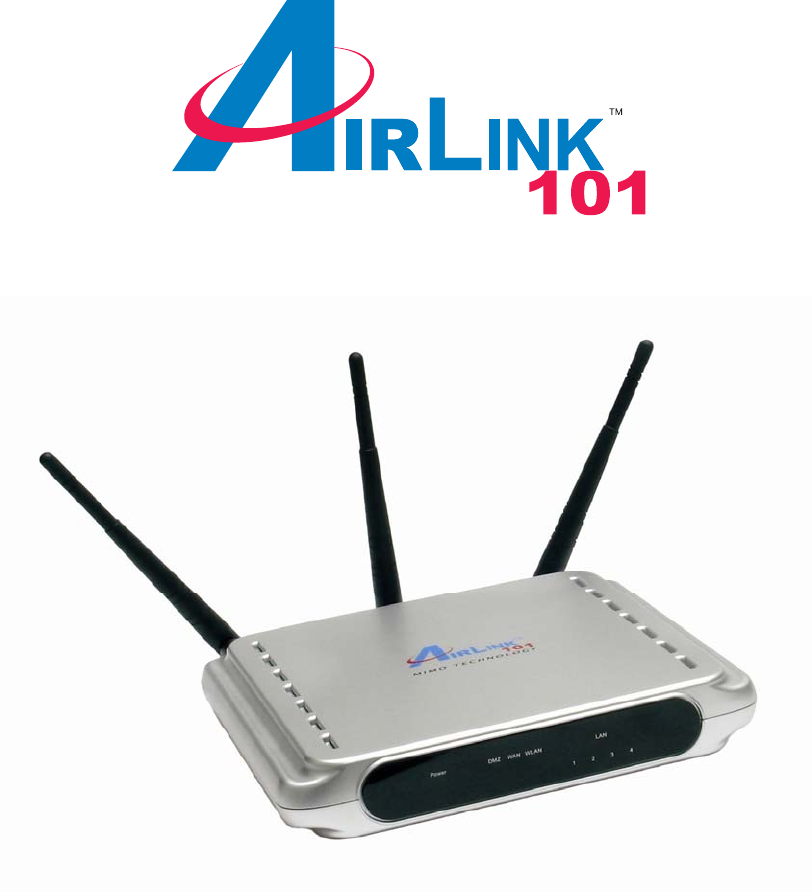Airlink101 Network Router AR525W User Guide | ManualsOnline.com