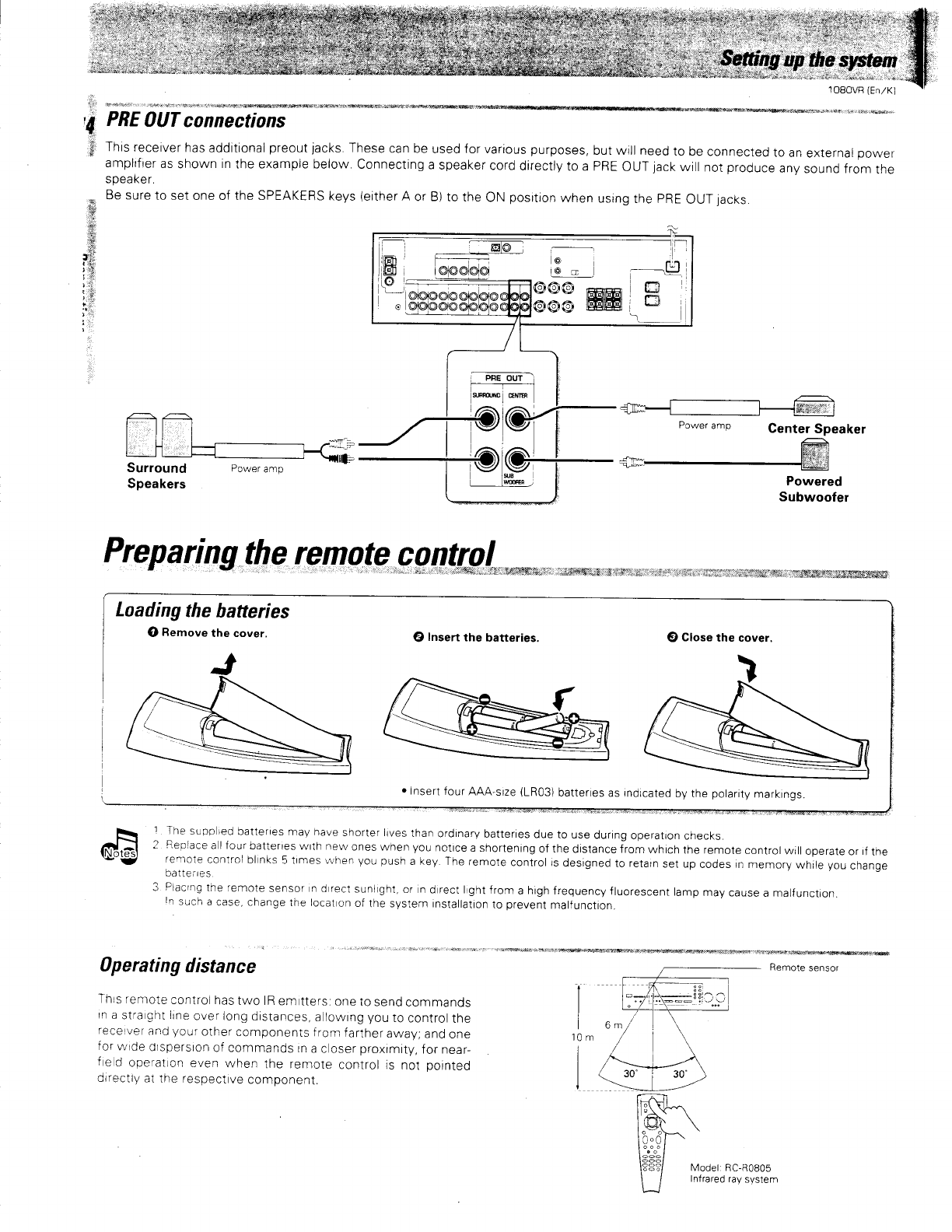 Page 14 of Kenwood Stereo Receiver 1080VR User Guide | ManualsOnline.com