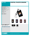 Coby picture frame manual dp700wd